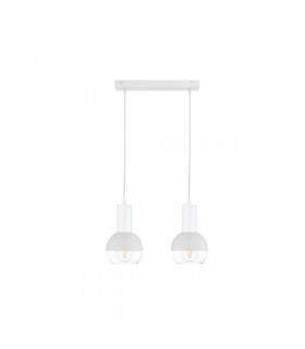 Ice Bar Pendant Ceiling Light White, 50cm, 2x E27