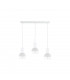 Ice Bar Pendant Ceiling Light White, 60cm, 3x E27