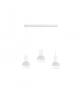 Ice Bar Pendant Ceiling Light White, 60cm, 3x E27
