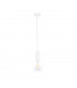 Verre Dome Pendant Ceiling Light White, 15cm, 1x E27