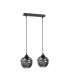 Mera Bar Pendant Ceiling Light Black, 50cm, 2x E27
