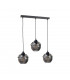 Mera Bar Pendant Ceiling Light Black, 60cm, 3x E27