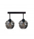 Mera Semi Flush Light Black, 50cm, 2x E27