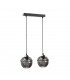 Mera Bar Pendant Ceiling Light Black, 50cm, 2x E27