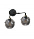 Mera Dome Wall Lamp Black, 23cm, 2x E27