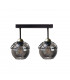 Mera Semi Flush Light Black, 50cm, 2x E27