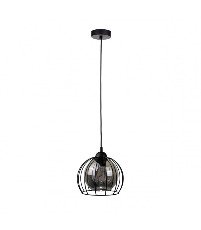 Solo Dome Pendant Ceiling Light Black, 20cm, 1x E27