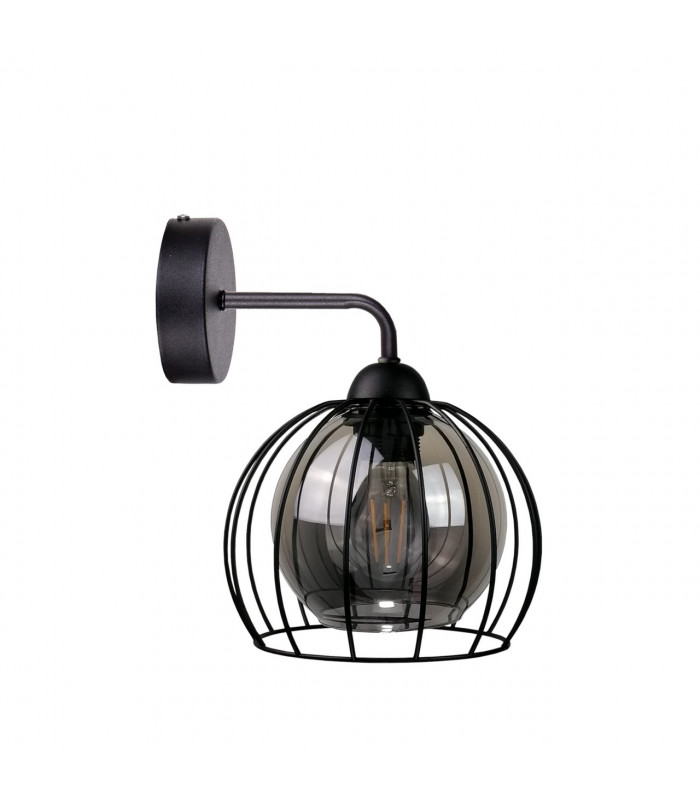 Solo Wall Lamp Black, 25cm, 1x E27