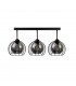 Solo Semi Flush Light Black, 60cm, 3x E27