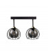 Solo Semi Flush Light Black, 50cm, 2x E27