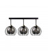 Solo Semi Flush Light Black, 30cm, 3x E27