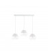 Solo Bar Pendant Ceiling Light White, 60cm, 3x E27