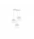 Solo Cluster Pendant Ceiling Light White, 30cm, 3x E27