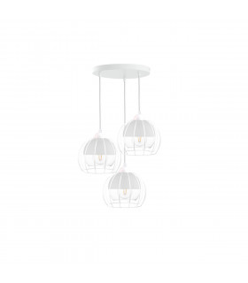 Solo Cluster Pendant Ceiling Light White, 30cm, 3x E27