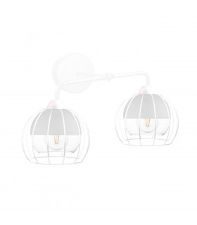 Solo Wall Lamp White, 25cm, 2x E27