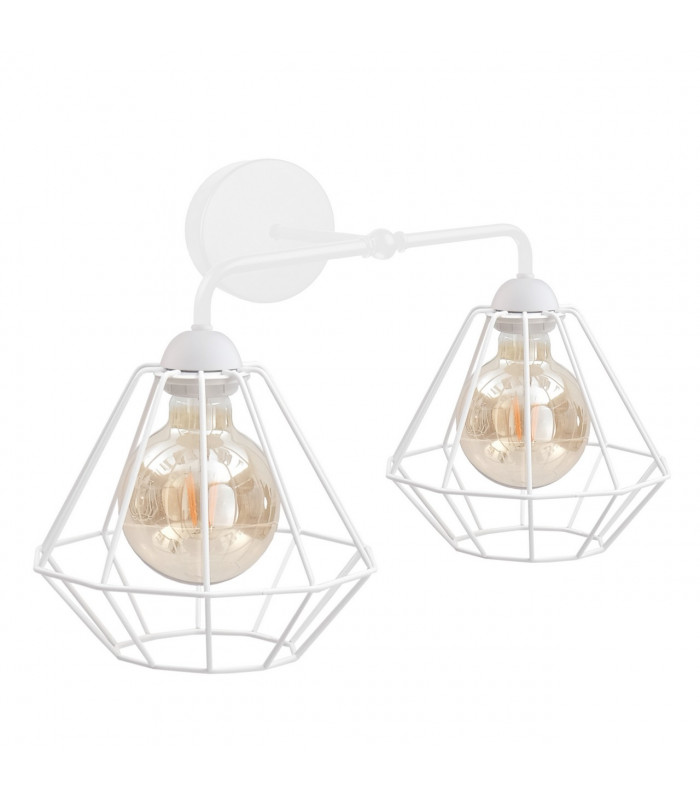 Foskal Wall Lamp White, 24cm, 2x E27
