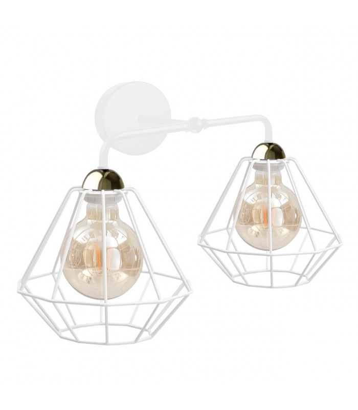 Foskal Wall Lamp White, 24cm, 2x E27