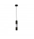 Magnum Slim Pendant Ceiling Light Black, Chrome, 10cm, 1x GU10