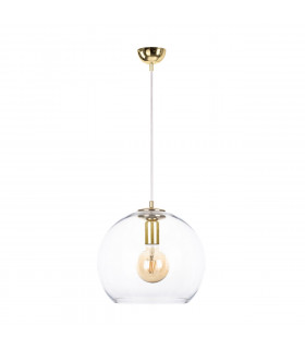 Noe Dome Pendant Ceiling Light Gold, 30cm, 1x E27