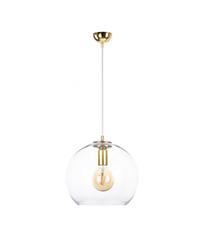 Noe Dome Pendant Ceiling Light Gold, 30cm, 1x E27