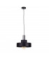 Giza Dome Pendant Ceiling Light Black, Silver, 30cm, 1x E27