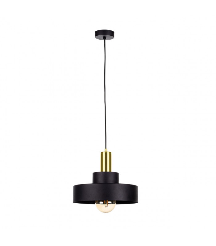 Giza Dome Pendant Ceiling Light Black, Gold, 30cm, 1x E27