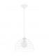 Don Wire Frame Pendant Ceiling Light White, 30cm, 1x E27