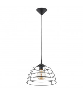 Don Wire Frame Pendant Ceiling Light Black, 30cm, 1x E27