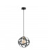 Pola Spherical Pendant Ceiling Light Black, Gold, 30cm, 1x E27