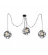 Pola Cluster Pendant Ceiling Light Black, Gold, 3x E27