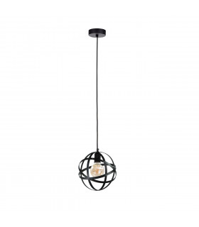 Pola Spherical Pendant Ceiling Light Black, 30cm, 1x E27