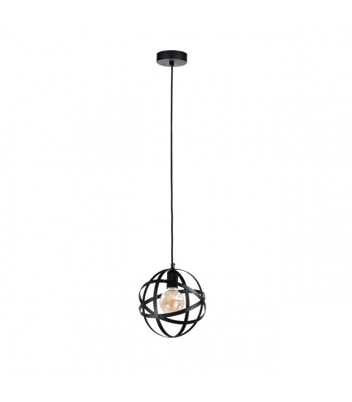 Pola Spherical Pendant Ceiling Light Black, 30cm, 1x E27