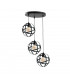 Pola Cluster Pendant Ceiling Light Black, 35cm, 3x E27