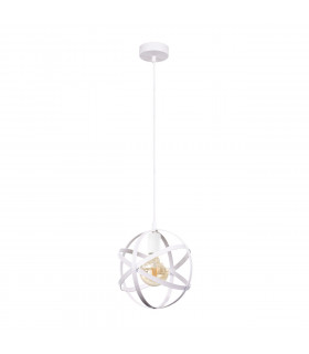 Pola Spherical Pendant Ceiling Light White, 30cm, 1x E27