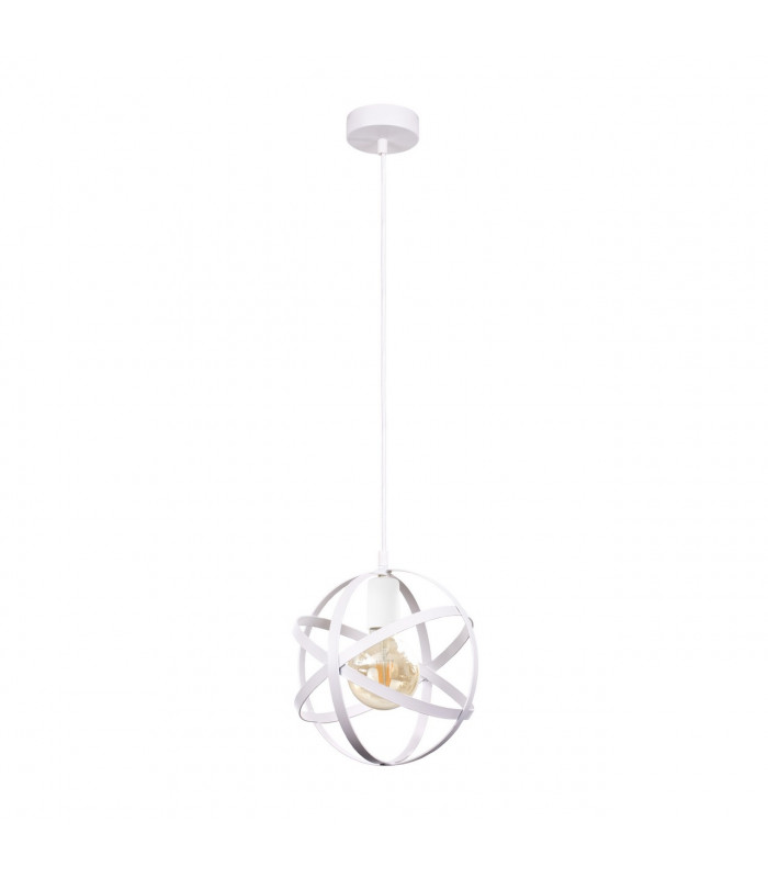 Pola Spherical Pendant Ceiling Light White, 30cm, 1x E27