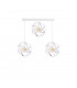 Pola Bar Pendant Ceiling Light White, 65cm, 3x E27