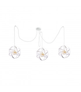 Pola Cluster Pendant Ceiling Light White, 3x E27