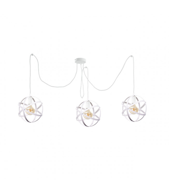 Pola Cluster Pendant Ceiling Light White, 3x E27
