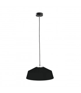 Tonty Dome Pendant Ceiling Light Black, 34cm, 1x E27
