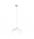 Atto Dome Pendant Ceiling Light White, Gold, 34cm, 1x E27