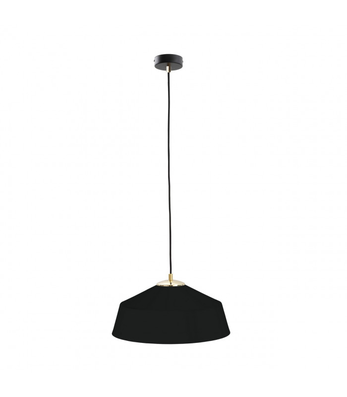 Atto Dome Pendant Ceiling Light Black, Gold, 34cm, 1x E27