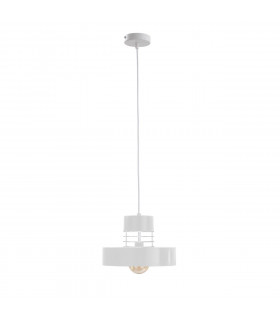 Bossi Wire Dome Pendant Ceiling Light White, 30cm, 1x E27