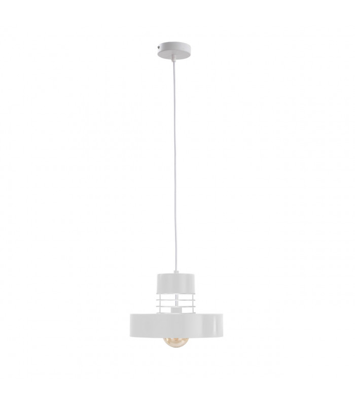 Bossi Wire Dome Pendant Ceiling Light White, 30cm, 1x E27