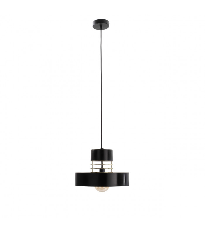 Bossi Wire Dome Pendant Ceiling Light Gold, Black, 30cm, 1x E27