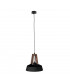 Trix Dome Pendant Ceiling Light Black, Brown, 34cm, 1x E27