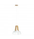 Trix Dome Pendant Ceiling Light White, Gold, 34cm, 1x E27