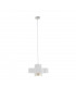 Bossi Dome Pendant Ceiling Light Gold, White, 30cm, 1x E27