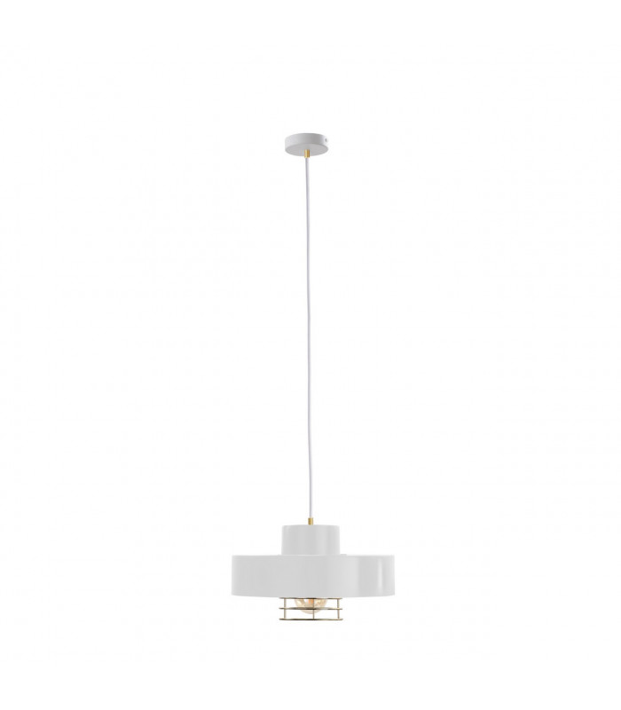 Bossi Dome Pendant Ceiling Light Gold, White, 30cm, 1x E27