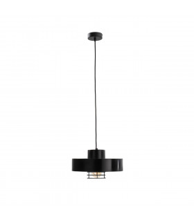 Bossi Dome Pendant Ceiling Light Black, 30cm, 1x E27