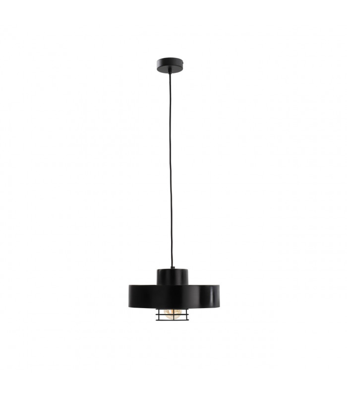 Bossi Dome Pendant Ceiling Light Black, 30cm, 1x E27